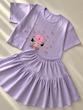 ست کراپ و دامن Leo kids کد محصول L694