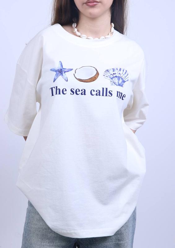 تیشرت باکسی ترندی Sea