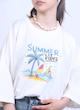 تیشرت باکسی لش Summer Vibes