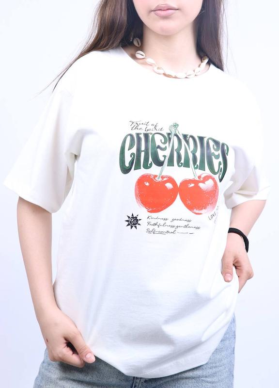 تیشرت نرمال پینترستی Cherry