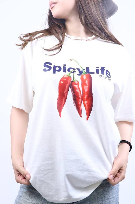 تیشرت نرمال پینترستی Spicy Life