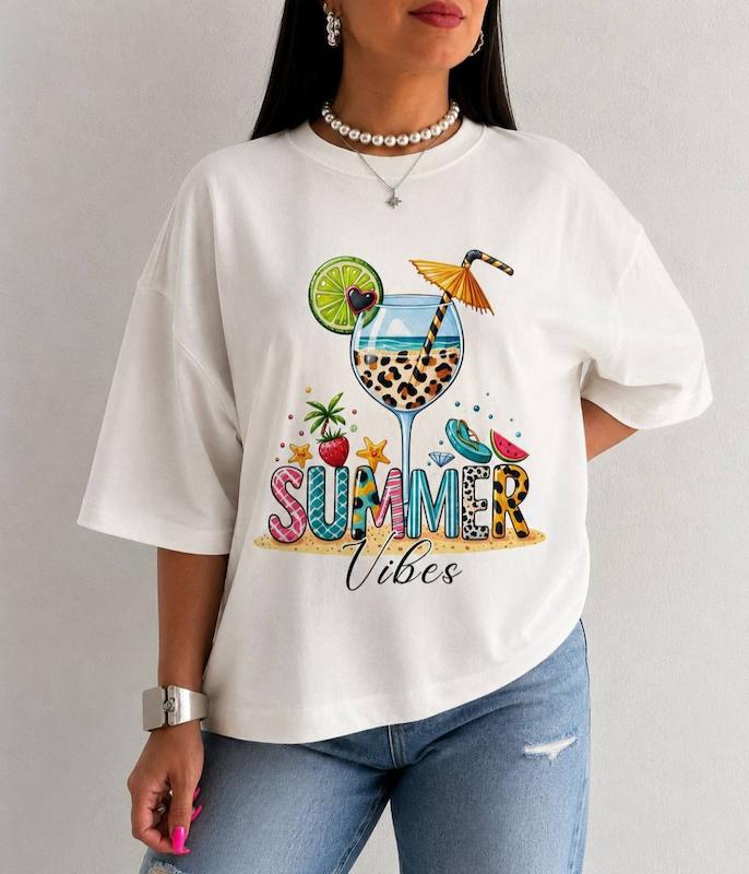 تیشرت باکسی Summer vibes 