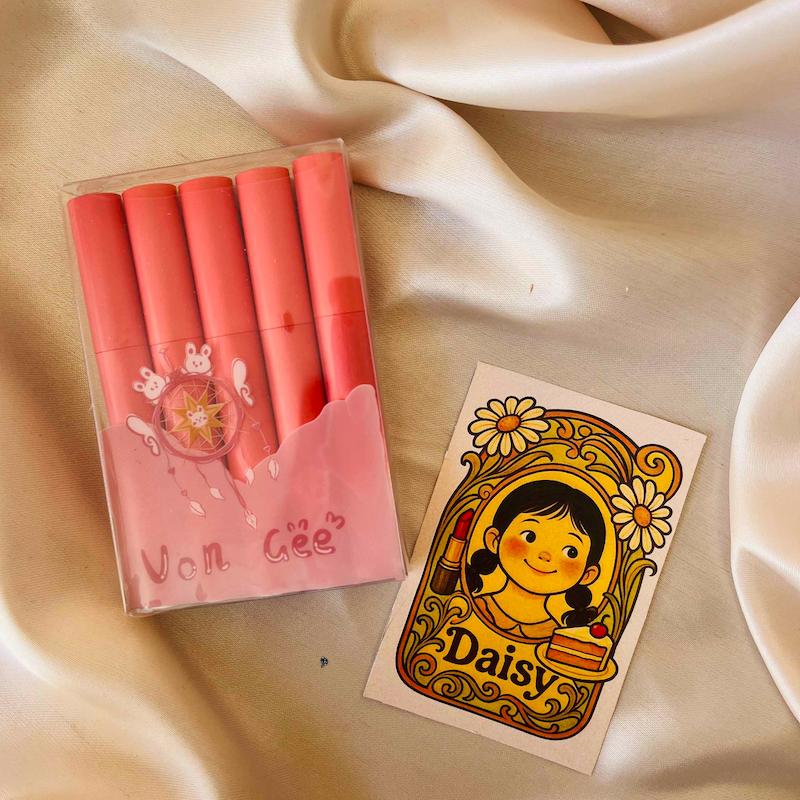 رژ کره ای مخملی(5عددی)