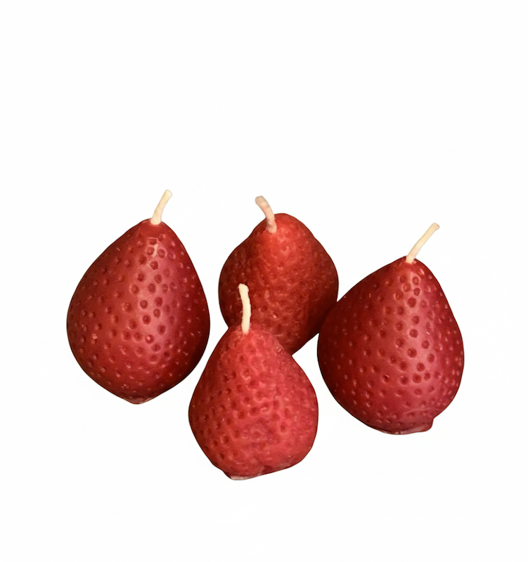 شمع توت فرنگی