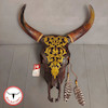 جمجمه گاو نقاشی طرح اسلیمی