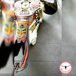 جمجمه گاو میش نقاشی طرح عقاب