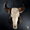 جمجمه گاو میش حکاکی طرح ماگلاژ