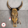 جمجمه گاو حکاکی طرح لوزاک