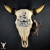 جمجمه گاو حکاکی لوگوی اختصاصی