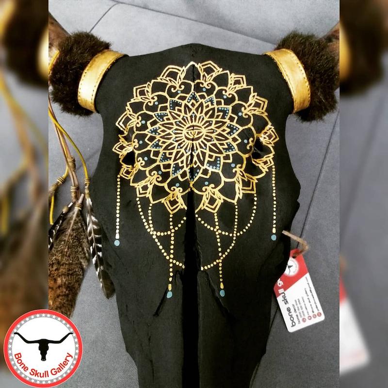 جمجمه گاو نقاشی طرح لامیا