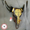 جمجمه گاو میش نقاشی طرح درخت