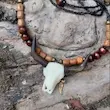 گردنبند مینی جمجمه گاو آفرودی