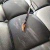 گردنبند حکاکی شاخ طرح قطره مینیمال
