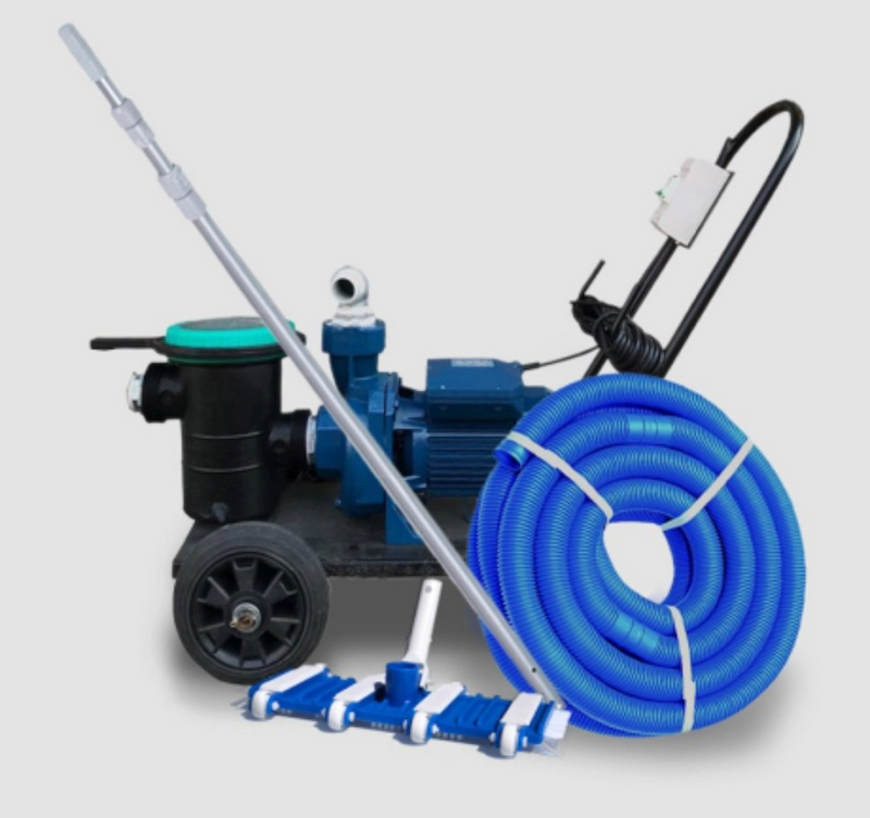پکیج جاروی استخری 1.5 اسب با لوازم کامل