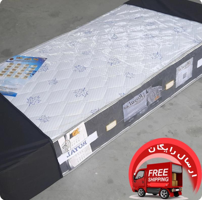 تشک رویال مدل آرامش | طبی فنری | یک نفره 90×200 | 2 سال ضمانت B
