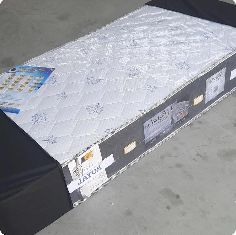 تشک طبی فنری رویال دو نفره ابعاد 160×200 ضمانت 10سالBb