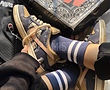 جوراب oldskool  سبز آبي(سومي از راست)
