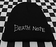 كلاه گلدوزيdeath note مشكي