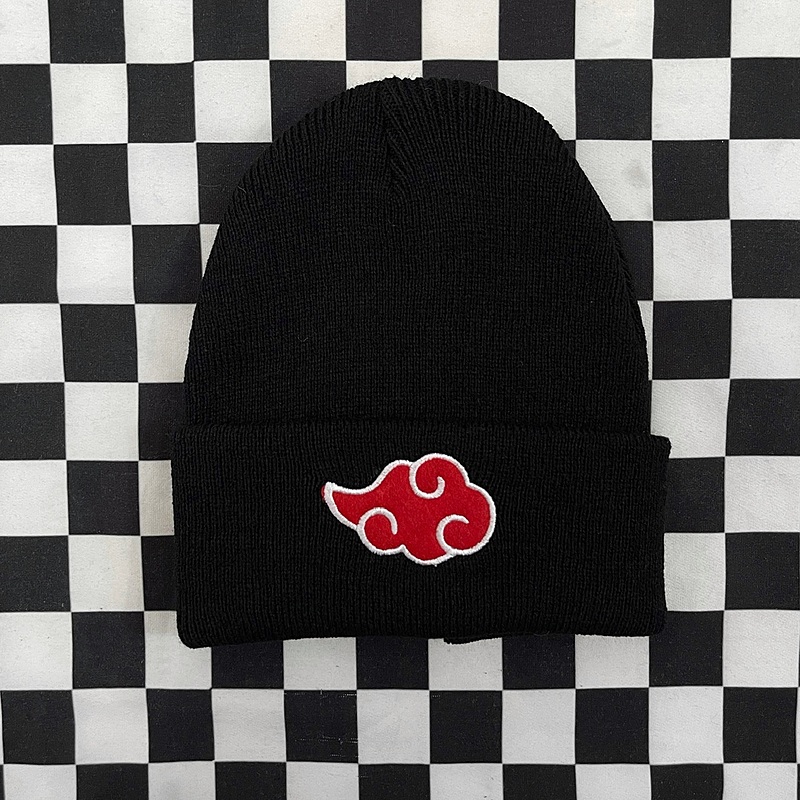كلاه گلدوزي مشكي akatsuki