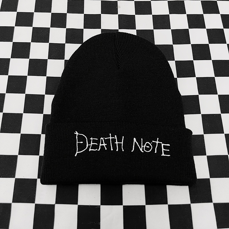 كلاه گلدوزيdeath note مشكي