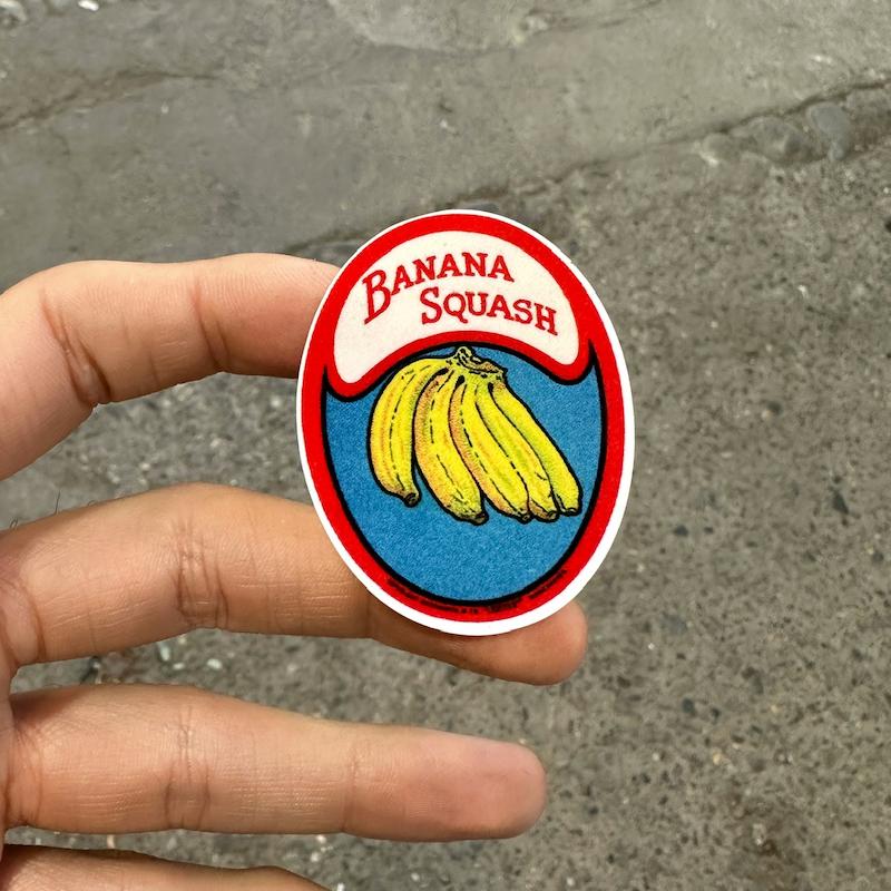 استيكر "banana squash"