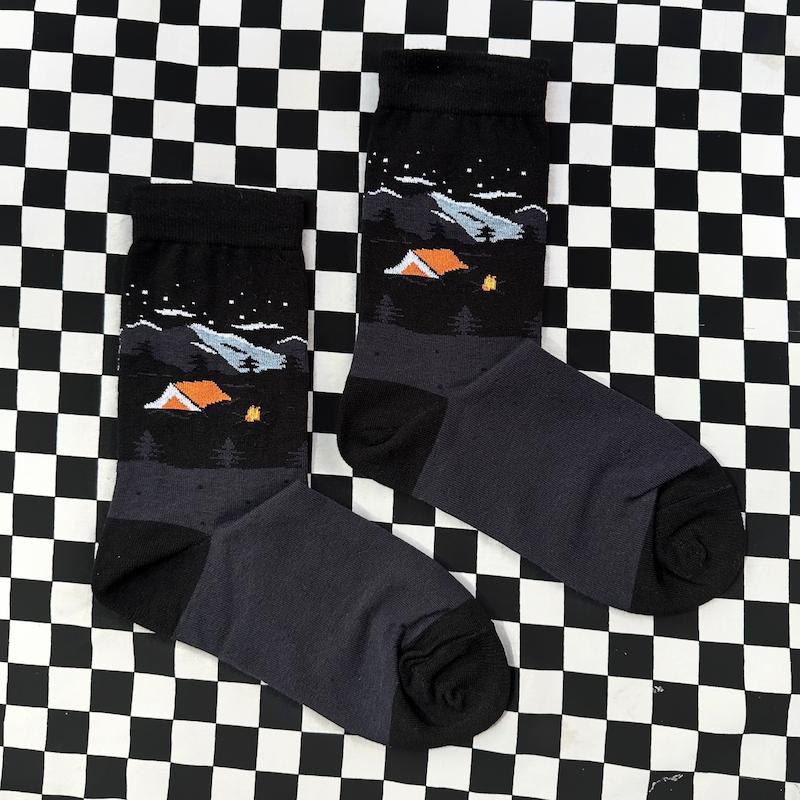 جوراب "كمپ در نيمه شب"