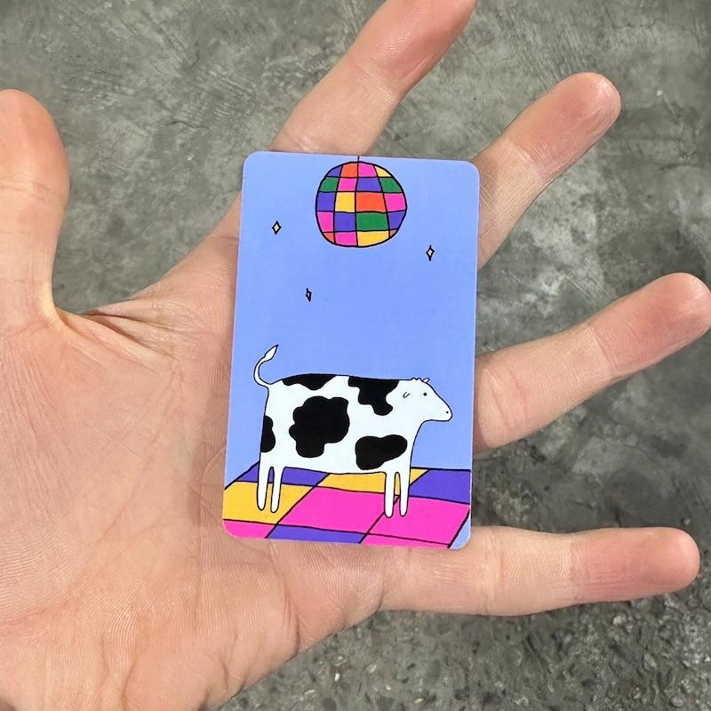 استيكر كارت عابر بانك "گاو پارتي كن"