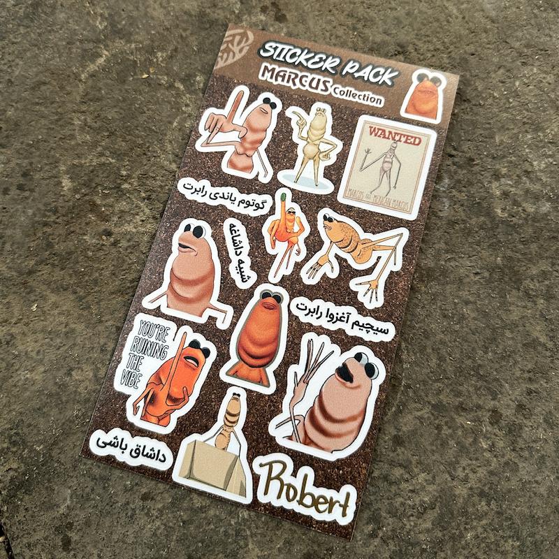استيكر پك "رابرت" شماره ١