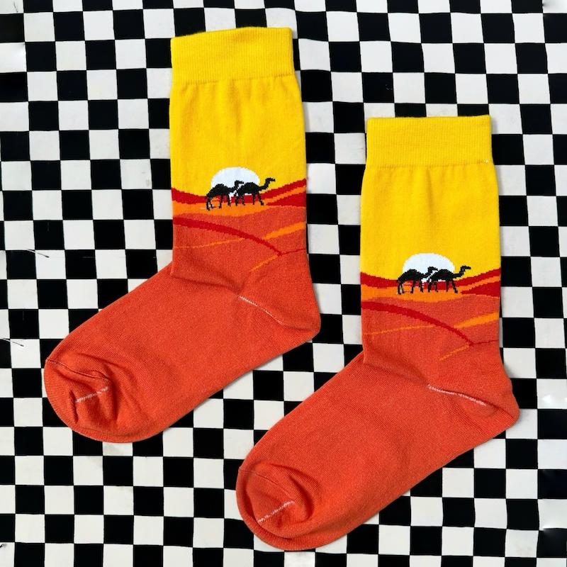 جوراب "صحرا و شتر ها"