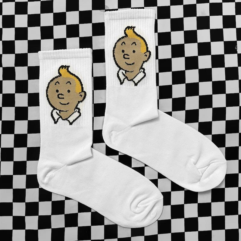 جوراب "تن تن سفيد"