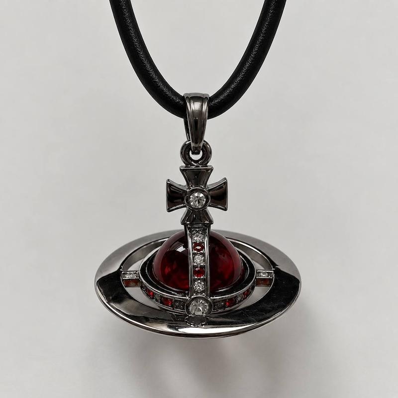 گردنبند وست وود سه‌بعدی وارداتی Vivienne Westwood