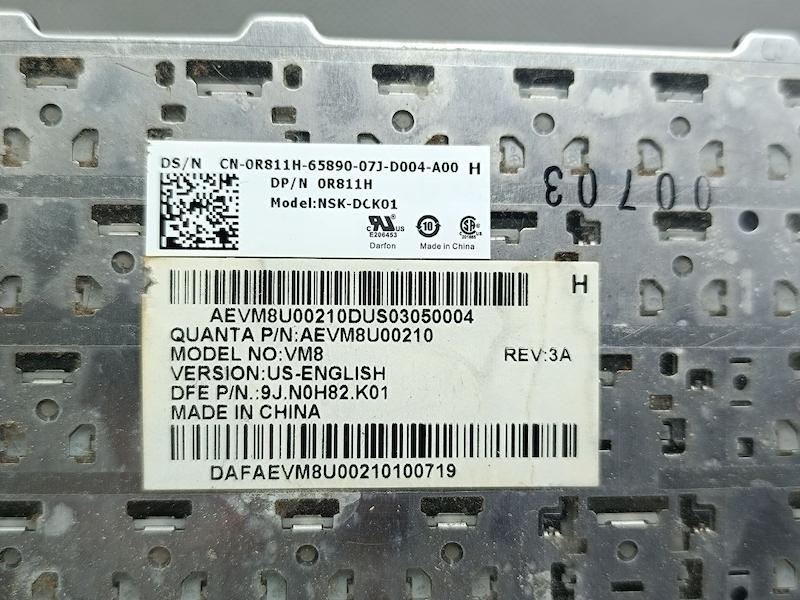 کیبورد لپتاپ Dell Vostro 1015