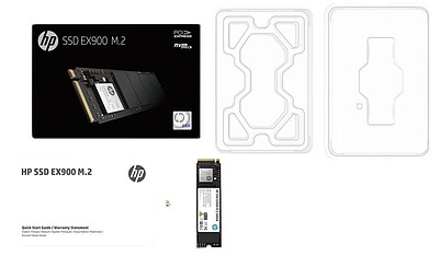 حافظه SSD اینترنال اچ پی مدل EX900 ظرفیت 120 گیگابایت