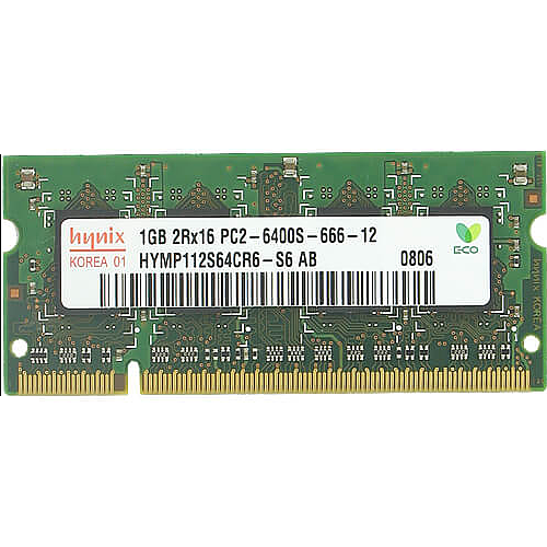 رم لپ تاپ Hynix مدل 1gb PC2 6400s