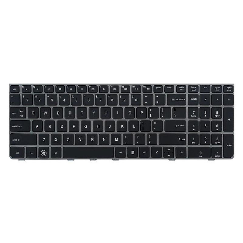 کیبورد لپ تاپ Hp Probook 4730 با فریم نقره ای