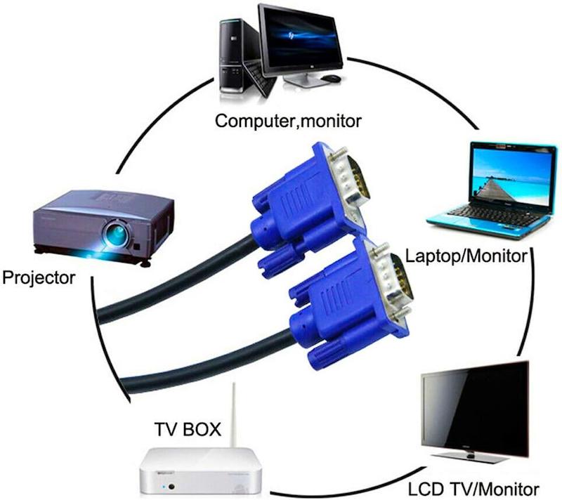 کابل VGA طول 1.5m استوک