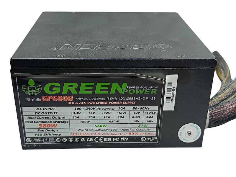 پاور کامپیوتر Green GP580B