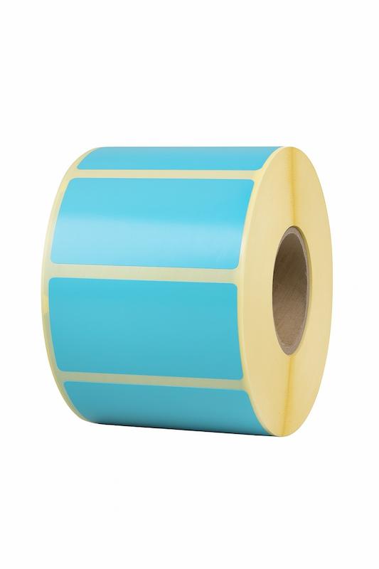 رول لیبل صنعتی با طراحی دو قسمتی