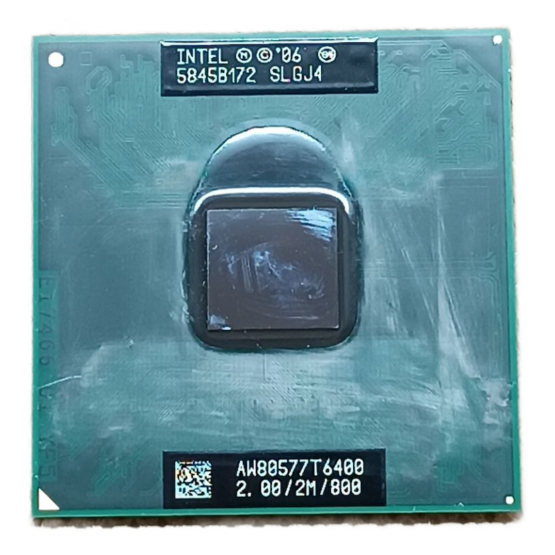 پردازنده لپ تاپ اینتل Intel Core 2 Dou T6400 دو هسته دو رشته سوکت 478