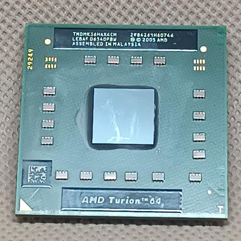 پردازنده لپ تاپ AMD Turion 64 MK-36 | یک هسته | یک رشته | سوکت S1 (S1g1)