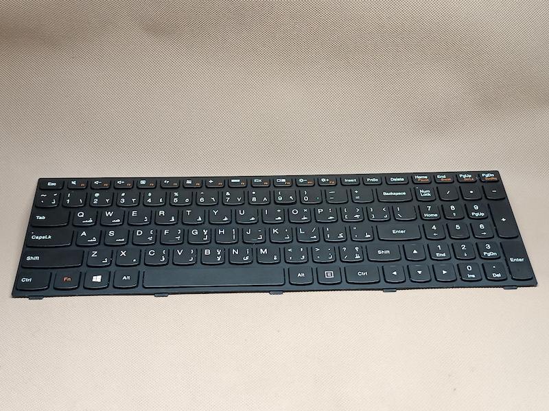کیبورد لپ تاپ Lenovo G50-70 مشکی با فریم