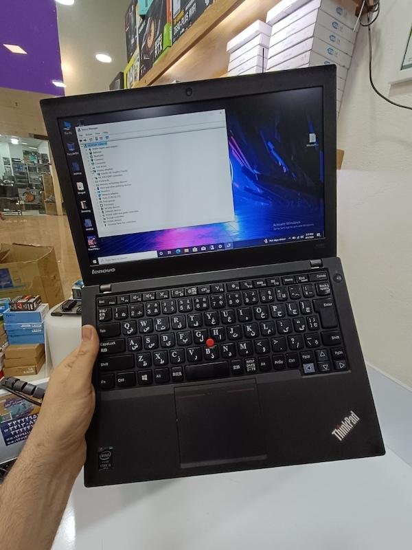 لپ تاپ Lenovo X240 پردازنده Intel Core i5-4300u حافظه رم ۸ گیگابایت 120 اس اس دی