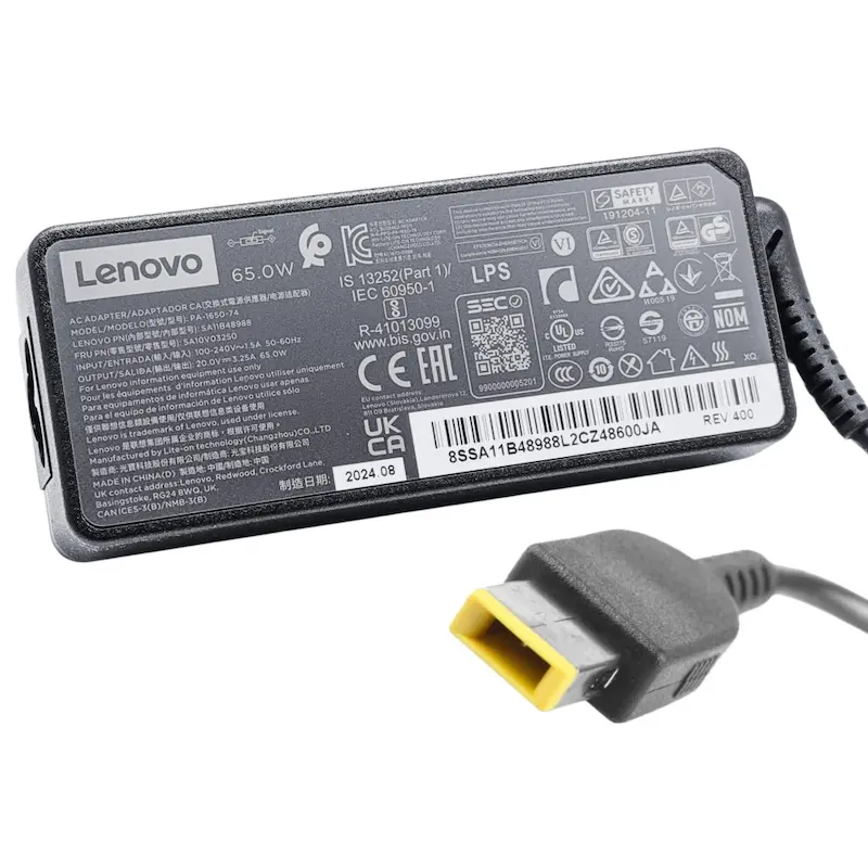 شارژر Lenovo مدل ADLX65NDC3A ظرفیت 20V 3.25A