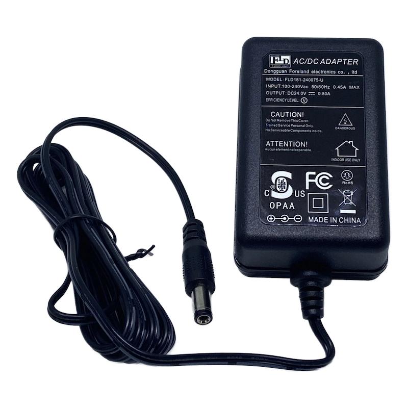 آداپتور FLD مدل FLD181-240075-V ظرفیت 24V 0.8A