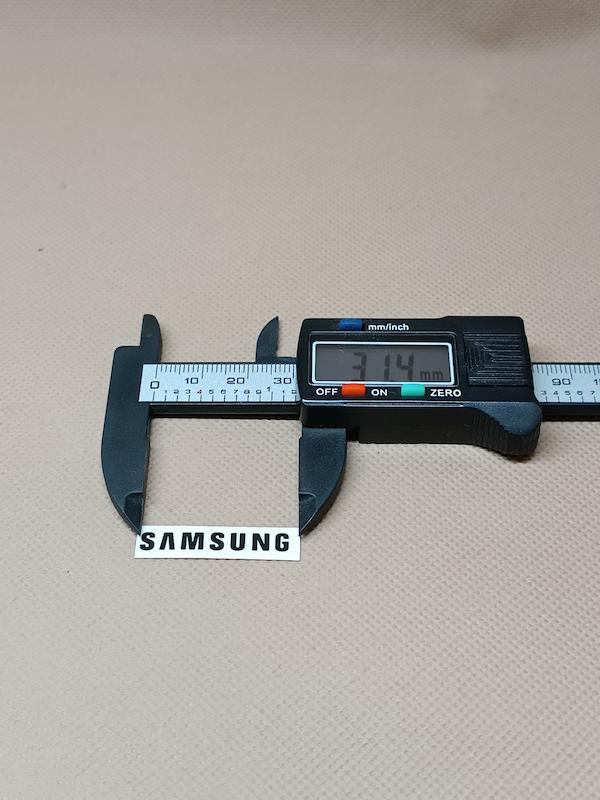 استیکر Samsung ابعاد 7x3