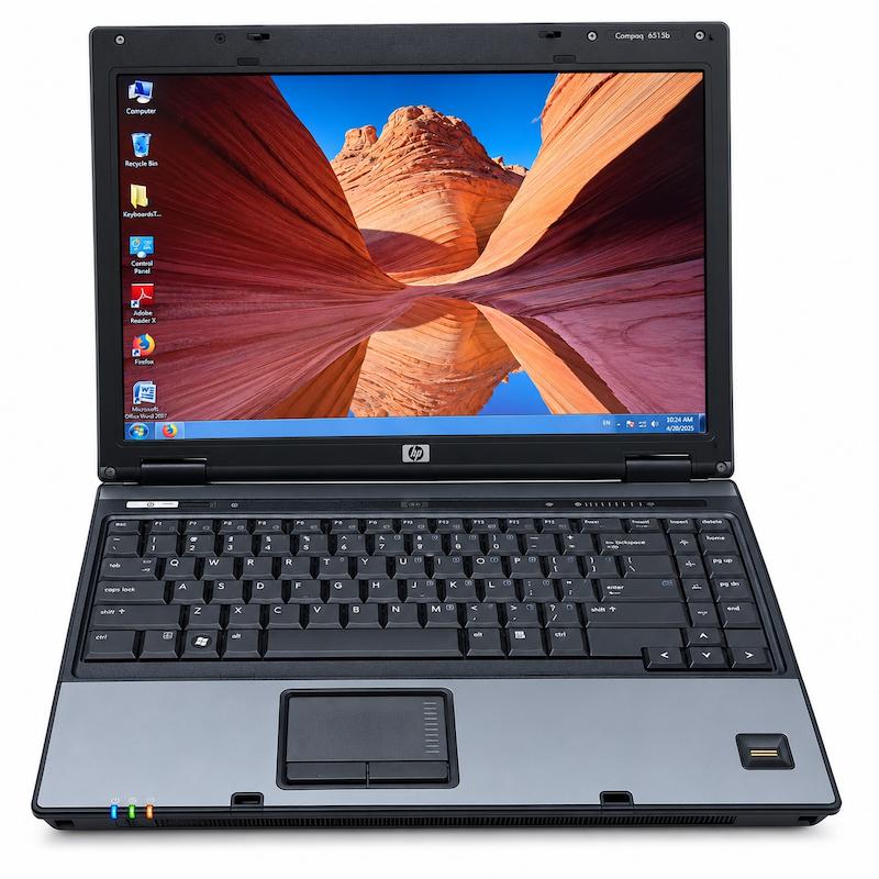 لپ تاپ Hp Compaq 6515b پردازنده AMD Turion 64 X2 رم 3GB حافظه 160GB HDD نمایشگر 14.1 اینچ
