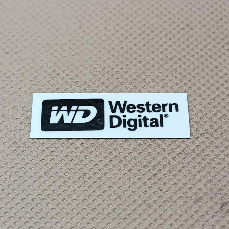 استیکر Western Digital ابعاد 5x2