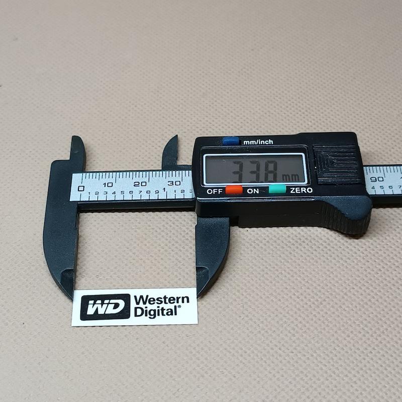 استیکر Western Digital ابعاد 5x2