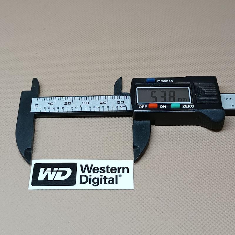 استیکر Western Digital ابعاد 5x2
