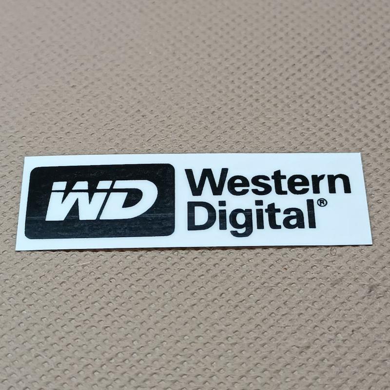 استیکر Western Digital ابعاد 5x2